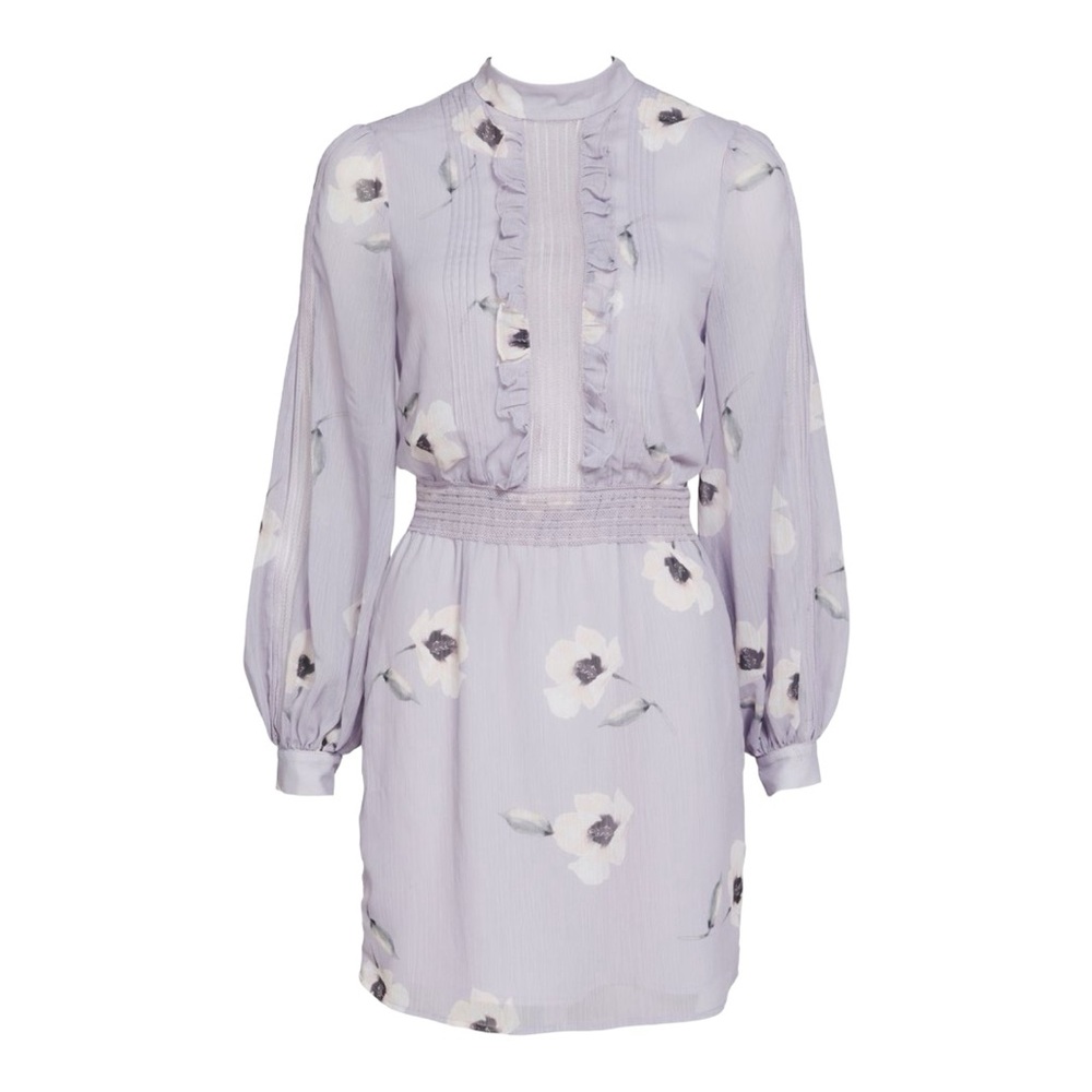 We Are Kindred Women’s Lilac Floral Sylvie Ladder Mini Dress